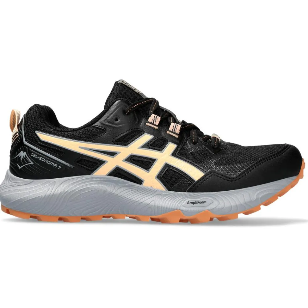 Chaussures Trail Femme|Chaussures Rando Femme<Asics Chaussures de trail Gel-Sonoma 7 Wmn Black Apricot Cruch