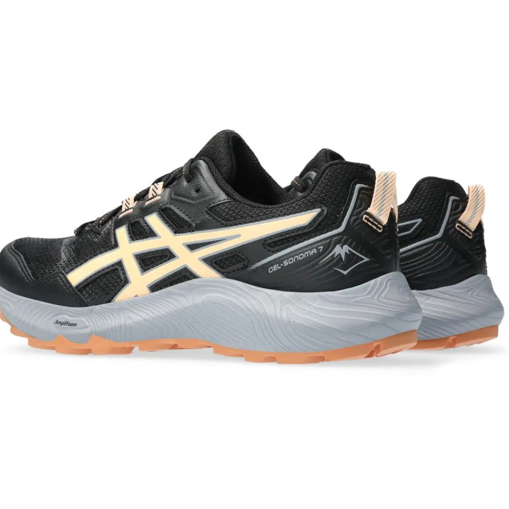 Chaussures Trail Femme|Chaussures Rando Femme<Asics Chaussures de trail Gel-Sonoma 7 Wmn Black Apricot Cruch