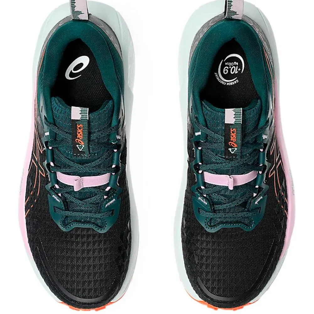 Chaussures de trail Gel-Trabuco 13 Wmn Black Nova Orange Femme Chaussures Trail Femme