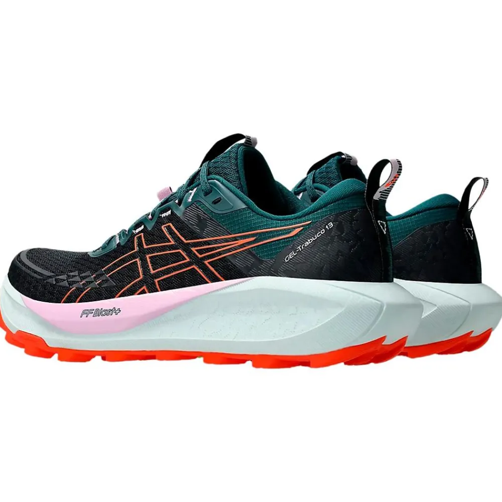 Chaussures de trail Gel-Trabuco 13 Wmn Black Nova Orange Femme Chaussures Trail Femme