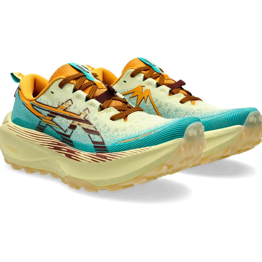 Chaussures Trail Homme<Asics Chaussures de trail Trabuco Max 4 Wheat Yellow Dark Red Planet