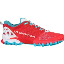 Chaussures Trail Femme<La Sportiva Chaussures de trail Bushido II Woman Hibiscus Malibu Blue
