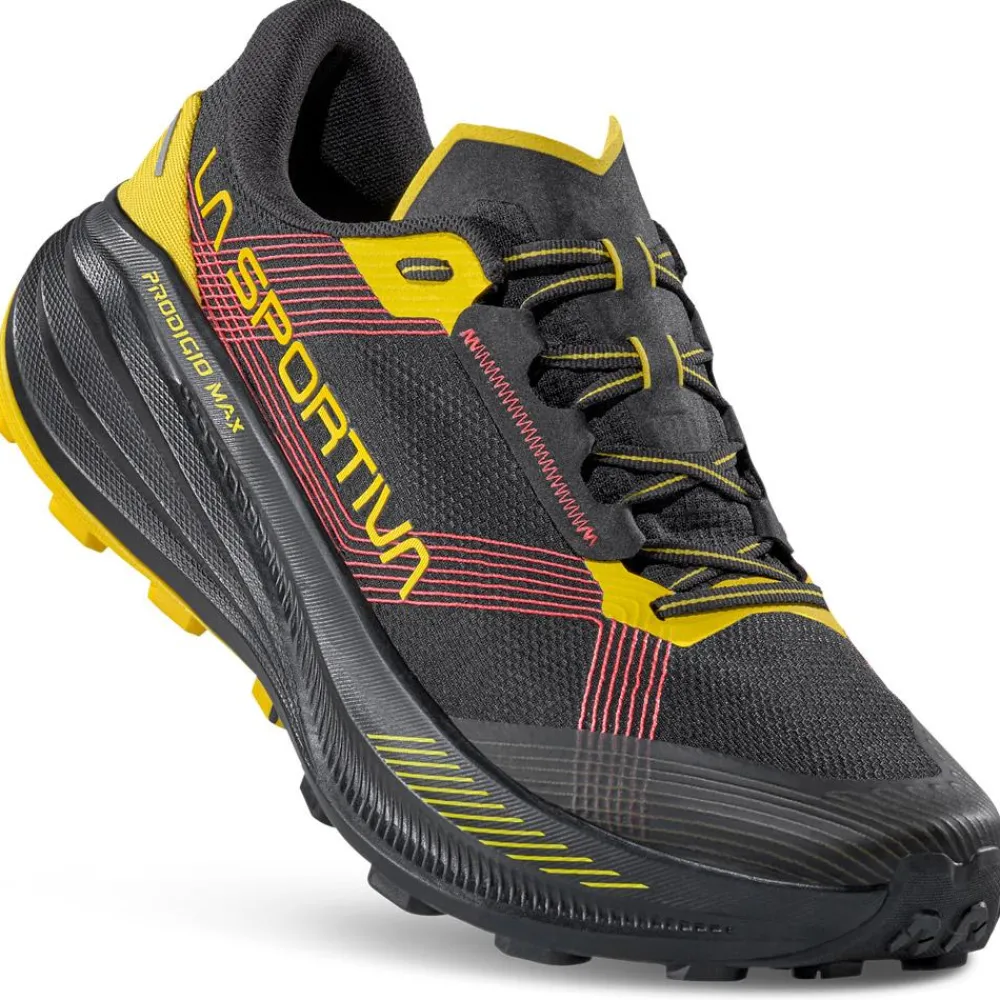 Chaussures Trail Homme<La Sportiva Chaussures de trail Prodigio Max Black Yellow