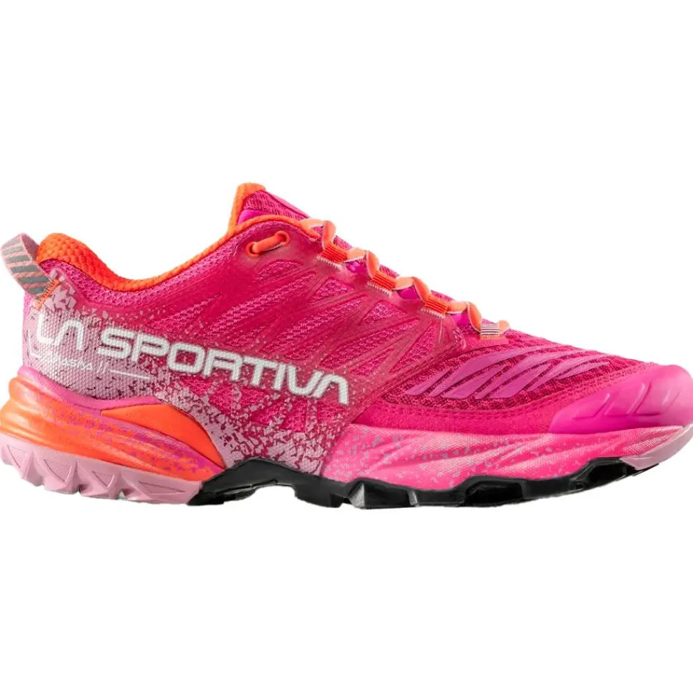 Chaussures Trail Femme<La Sportiva Chaussures de trail Akasha II Woman Springtime Cherry Tomato
