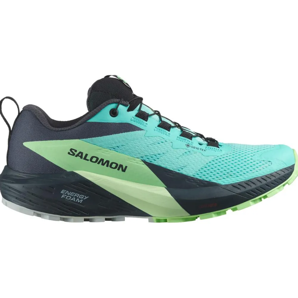 Best Chaussures de trail Sense Ride 5 Gore-Tex W Blue Radiance Green Ash India Ink Femme Chaussures Trail Femme