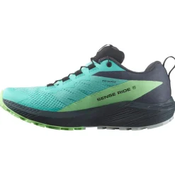 Best Chaussures de trail Sense Ride 5 Gore-Tex W Blue Radiance Green Ash India Ink Femme Chaussures Trail Femme