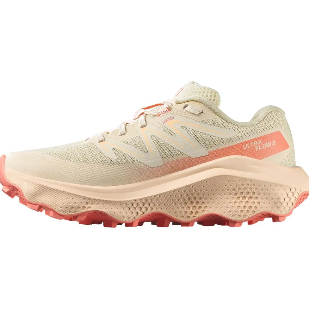 Chaussures Trail Femme<Salomon Chaussures de trail Ultra Flow 2 W Almond Milk Tender Peach Fusion Coral