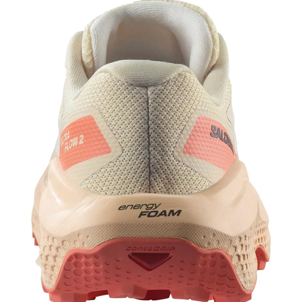 Chaussures Trail Femme<Salomon Chaussures de trail Ultra Flow 2 W Almond Milk Tender Peach Fusion Coral