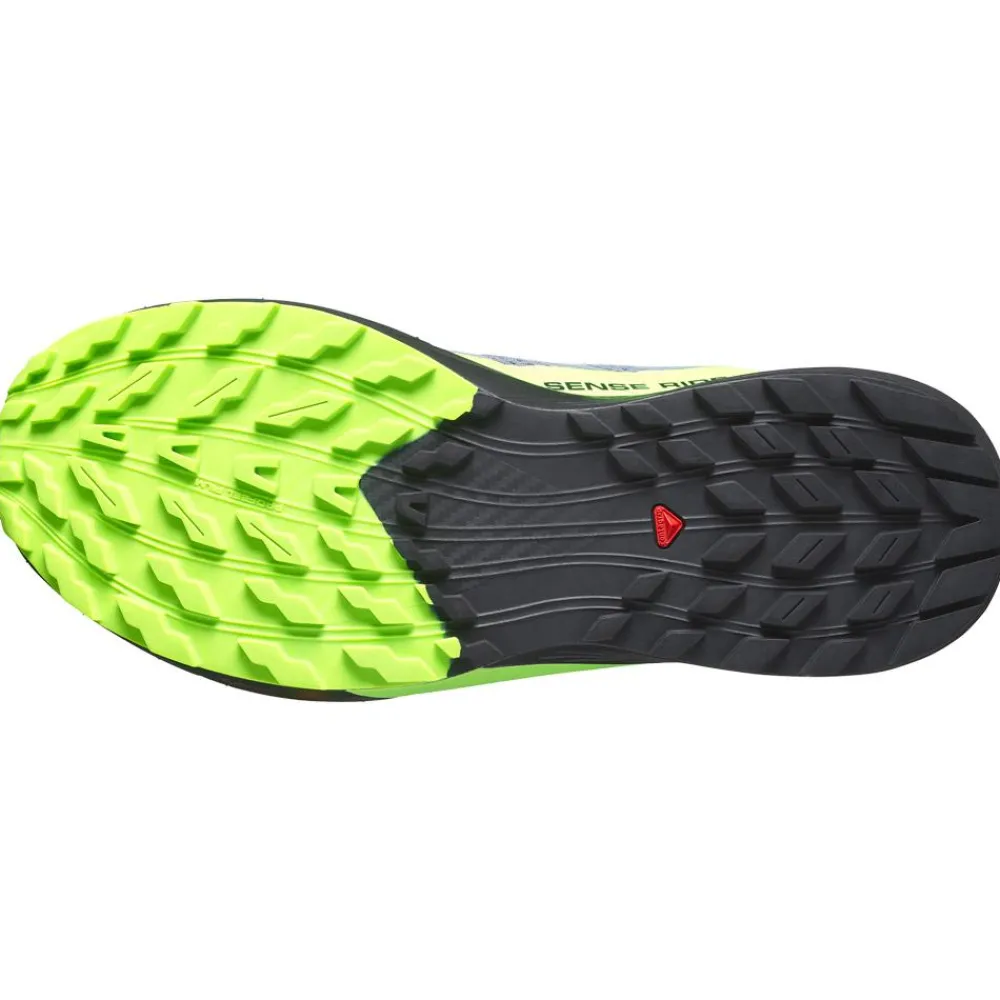 Sale Chaussures de trail Sense Ride 5 Gore-Tex Flint Stone Black Green Gecko Homme Chaussures Trail Homme