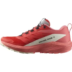New Chaussures de trail Sense Ride 5 W Tea Rose Fiery Red Vanilla Ice Femme Chaussures Trail Femme