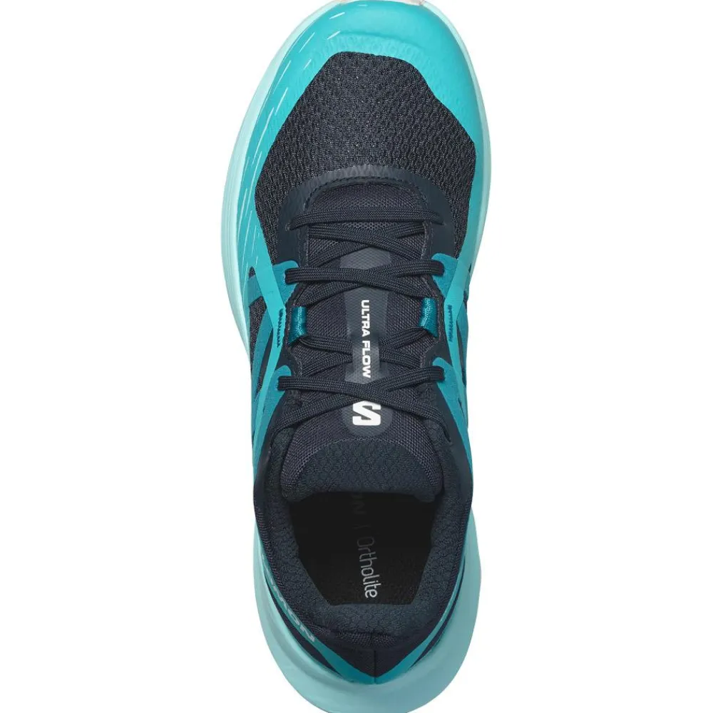 Discount Chaussures de trail Ultra Flow W Carbon Peacock Blue White Femme Chaussures Trail Femme