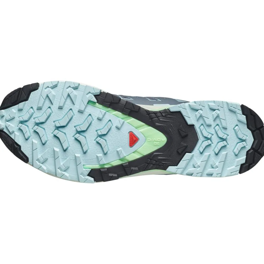 Chaussures de trail Xa Pro 3D V9 W Turbulence Iced Aqua Patina Green Femme Chaussures Trail Femme|Chaussures Rando Femme