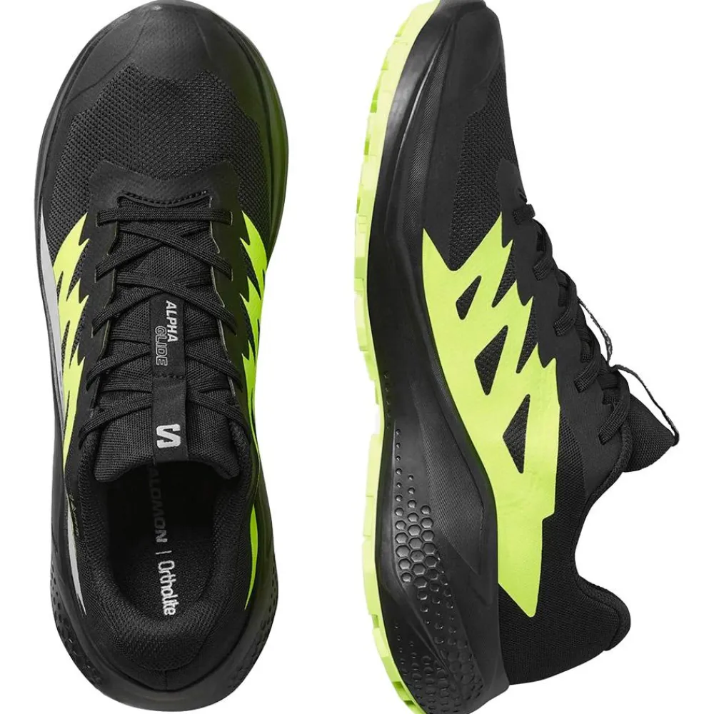 Chaussures de trail Alphaglide Gore-Tex Black Alloy Sharp Green Homme Chaussures Trail Homme