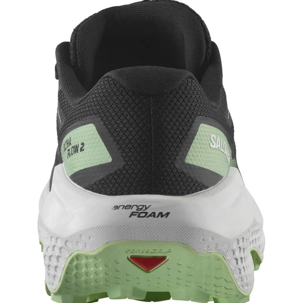 Discount Chaussures de trail Ultra Flow 2 Black White Patina Green Homme Chaussures Trail Homme