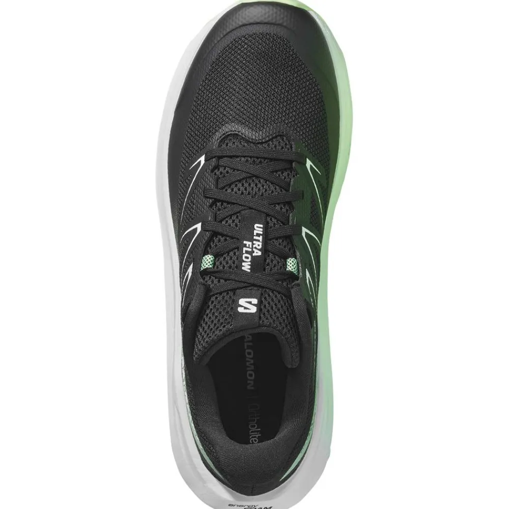 Discount Chaussures de trail Ultra Flow 2 Black White Patina Green Homme Chaussures Trail Homme