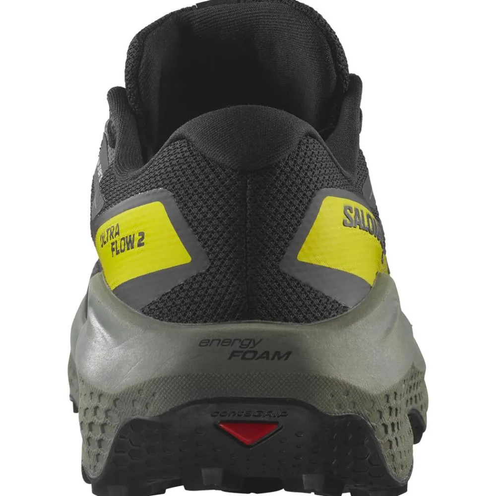 Chaussures Trail Homme<Salomon Chaussures de trail Ultra Flow 2 Gore-Tex Black Sedona Sage Incaberry