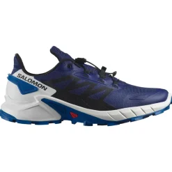Chaussures Trail Homme<Salomon Chaussures de trail Supercross 4 Blue Print Black Lapis Blue