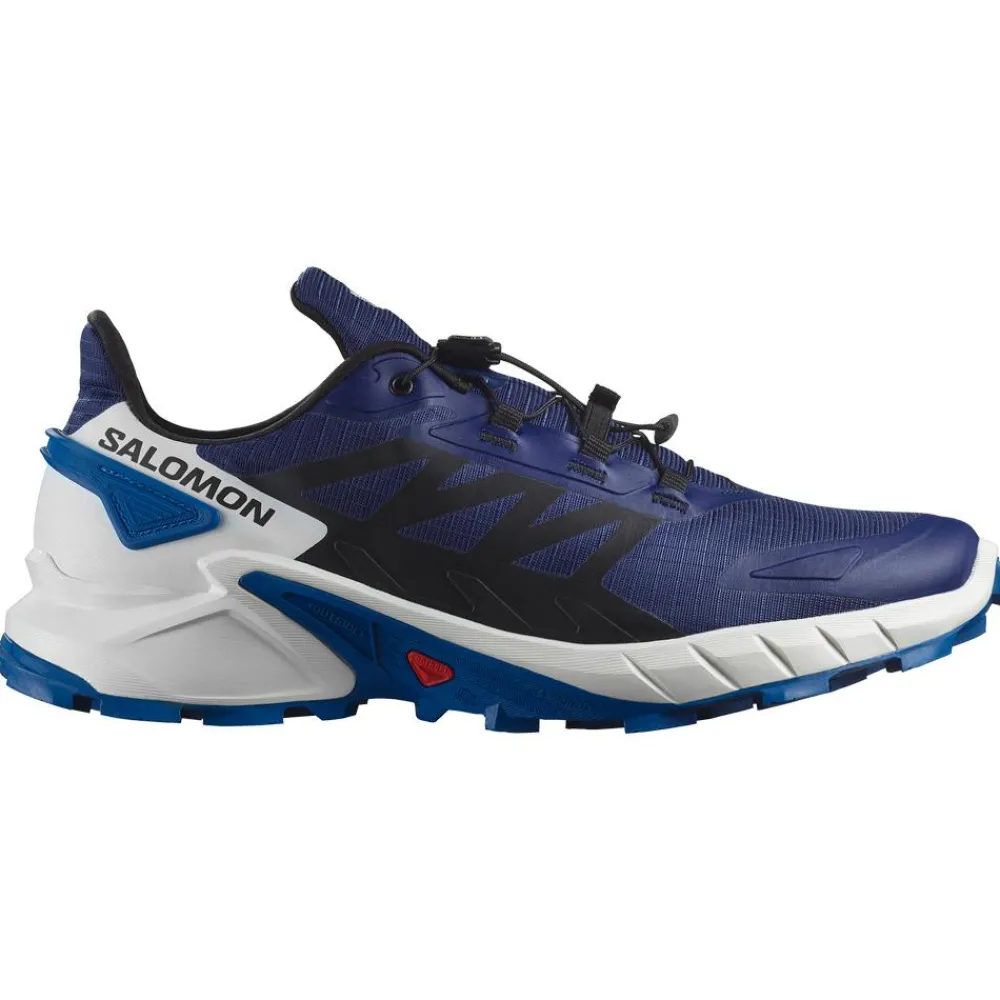 Chaussures Trail Homme<Salomon Chaussures de trail Supercross 4 Blue Print Black Lapis Blue