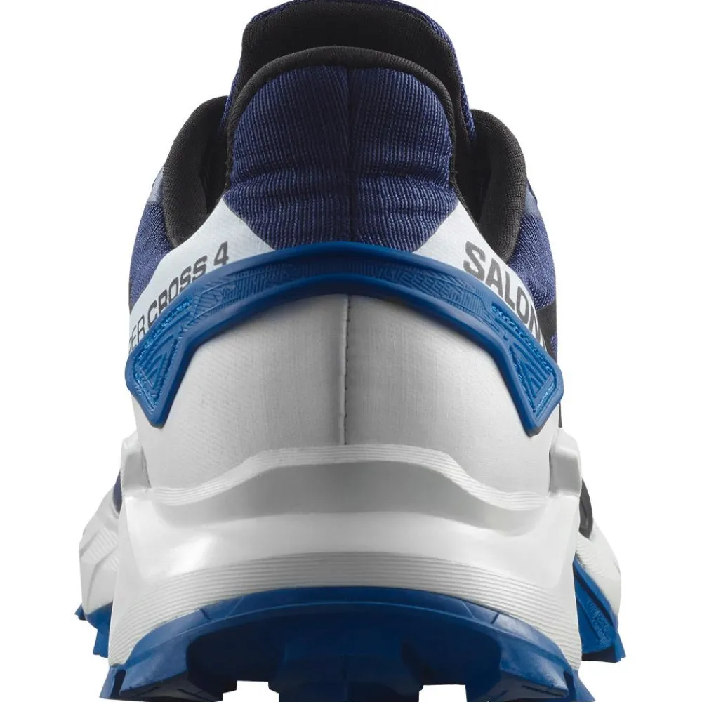 Chaussures Trail Homme<Salomon Chaussures de trail Supercross 4 Blue Print Black Lapis Blue