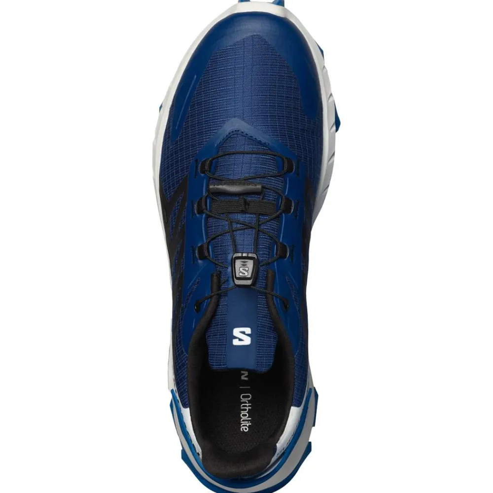 Chaussures Trail Homme<Salomon Chaussures de trail Supercross 4 Blue Print Black Lapis Blue