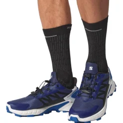 Chaussures Trail Homme<Salomon Chaussures de trail Supercross 4 Blue Print Black Lapis Blue