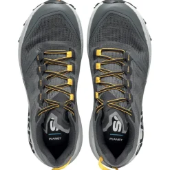 Hot Chaussures de trail Spin Planet Anthracite Saffron Homme Chaussures Trail Homme