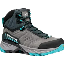 Chaussures de Trek et montagne Rush Trek Gore-Tex Wmn Mid Gray Aqua Femme Chaussures De Trek|Chaussures Rando Femme
