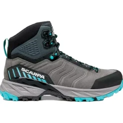 Chaussures de Trek et montagne Rush Trek Gore-Tex Wmn Mid Gray Aqua Femme Chaussures De Trek|Chaussures Rando Femme
