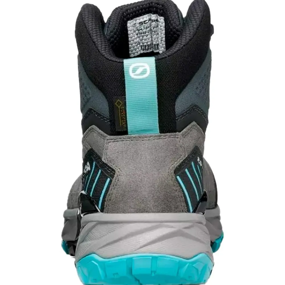 Chaussures de Trek et montagne Rush Trek Gore-Tex Wmn Mid Gray Aqua Femme Chaussures De Trek|Chaussures Rando Femme