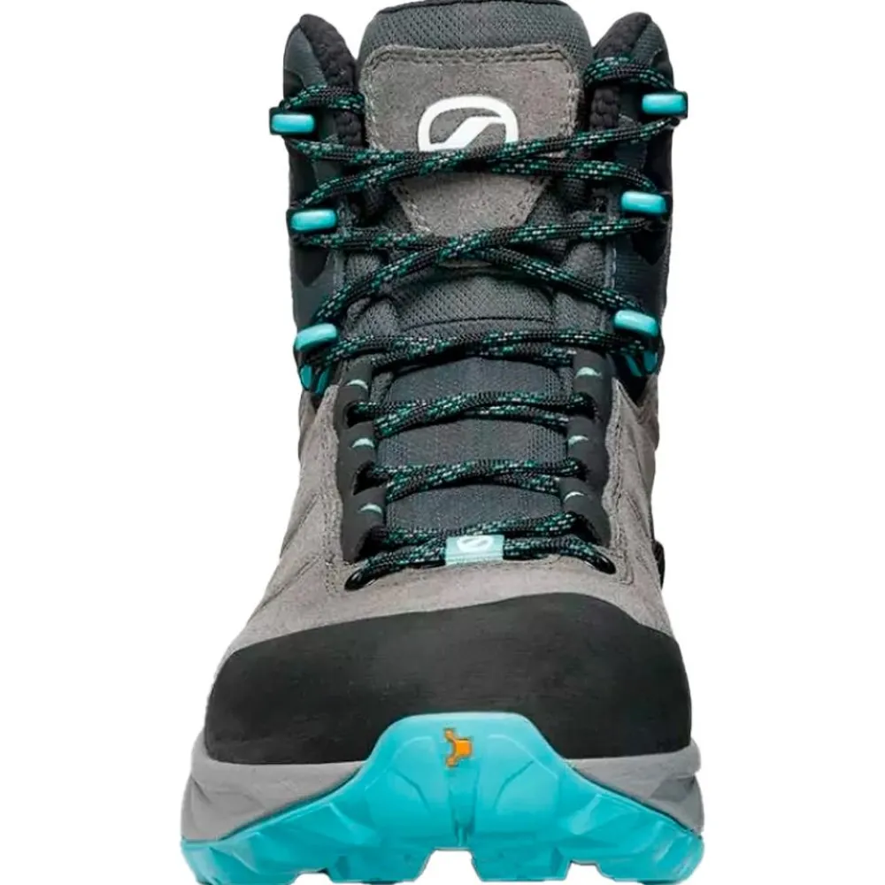 Chaussures de Trek et montagne Rush Trek Gore-Tex Wmn Mid Gray Aqua Femme Chaussures De Trek|Chaussures Rando Femme