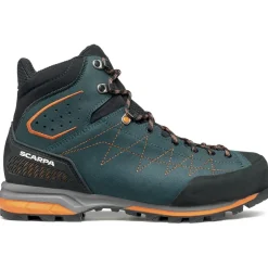 Best Chaussures de Trek et montagne Zodiac Trek Gore-Tex Petrol Rust Orange Homme Chaussures De Trek|Chaussures Rando Homme