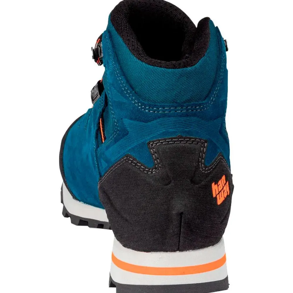 Chaussures De Trek|Chaussures Rando Homme<Hanwag Chaussures de Trek et montagne Makra Light Gore-Tex Seablue Orange