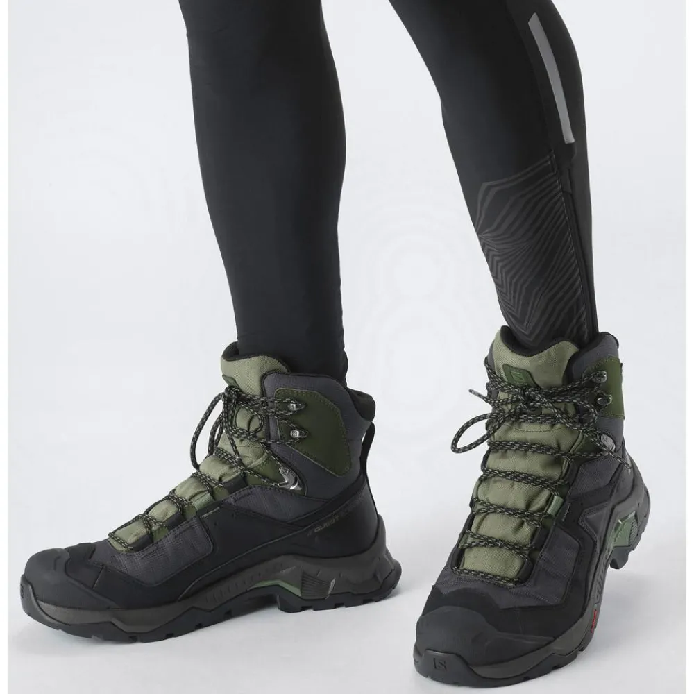 Chaussures De Trek|Chaussures Rando Homme<Salomon Chaussures de Trek et montagne Quest Element Gore-Tex Black Deep Lichen Green