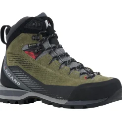 Outlet Chaussures de Trek et montagne Grand Tour Gore-Tex Brown Green Homme Chaussures De Trek|Chaussures Rando Homme