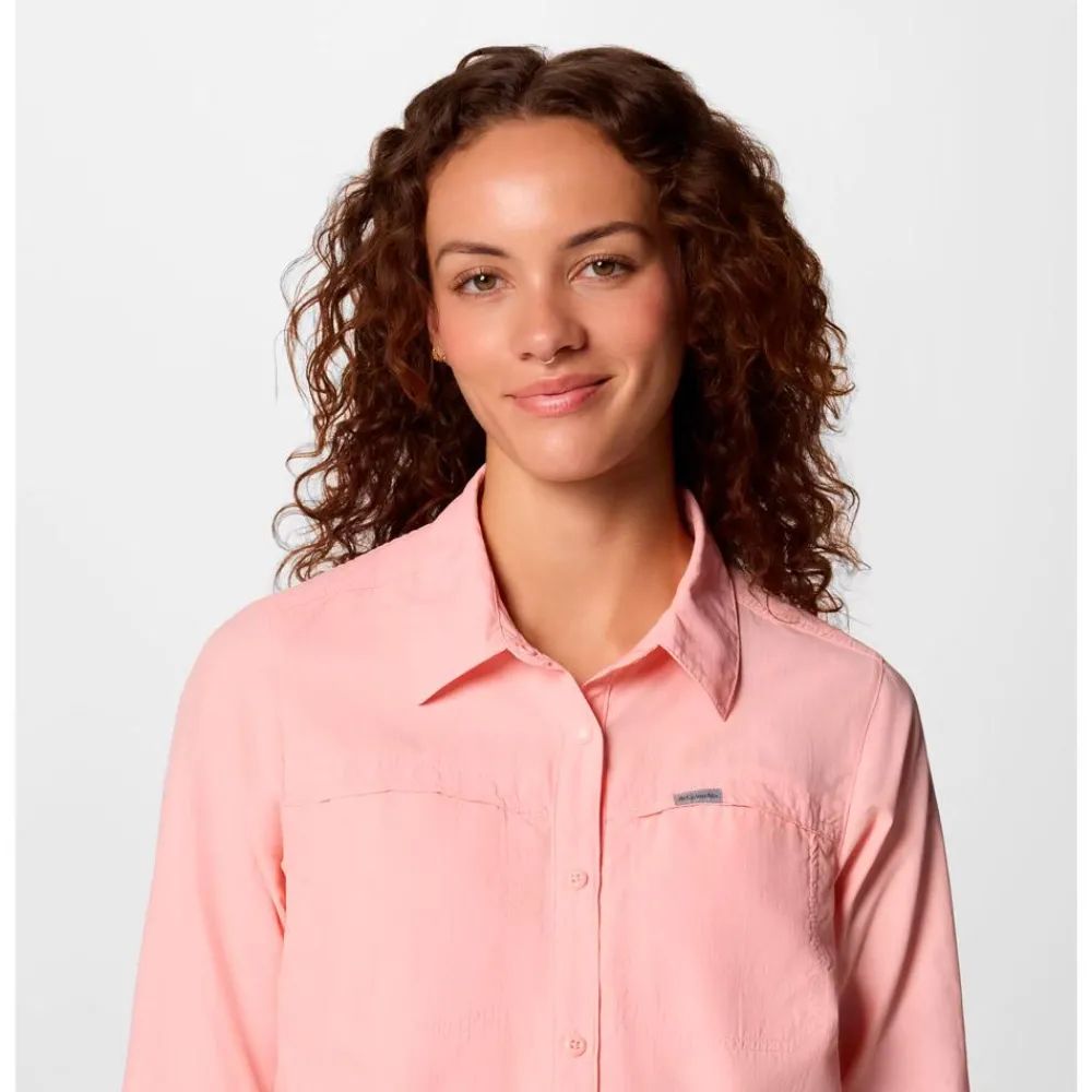 Polo - Chemise|Chemise Randonnée<Columbia Chemise de rando Silver Ridge 3.0 Longsleeve Shirt W Pink Sand