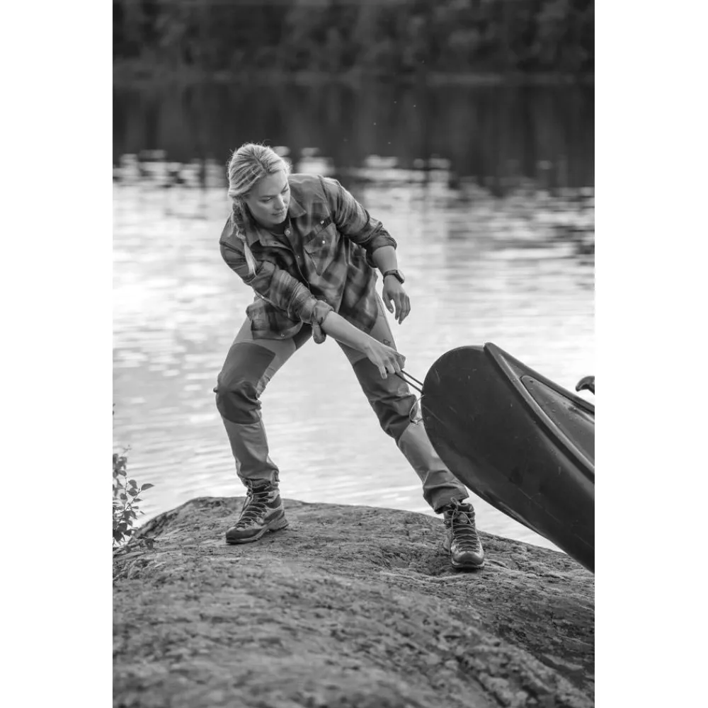 Chemise Randonnée|Polo - Chemise<Norrona Chemise de rando Femund Flannel W Grape Shake