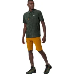 Chemise Randonnée<Salewa Chemise de rando Puez Dry M S/S Shirt Dark Olive
