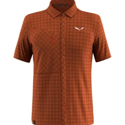 New Chemise de rando Puez Dry M S/S Shirt Bombay Brown Chemise Randonnée