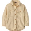 Best Chemise W's Retro Pile Shacket Natural Polo - Chemise