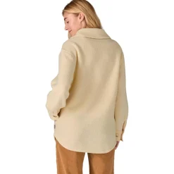 Best Chemise W's Retro Pile Shacket Natural Polo - Chemise