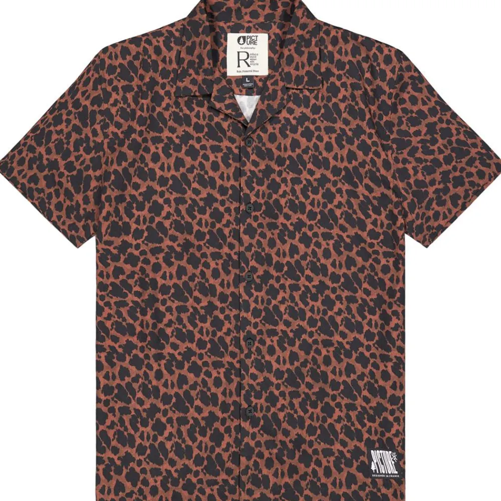 New Chemise Mareeba Shirt Panthera Print Polo - Chemise