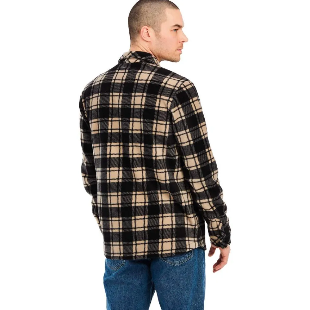 New Chemise Prtoutwell Outdoor Overshirt True Black Polo - Chemise