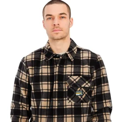 New Chemise Prtoutwell Outdoor Overshirt True Black Polo - Chemise