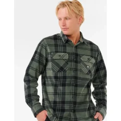 New Chemise Fun Times Polar Fleece Shirt Deep Cactus Polo - Chemise