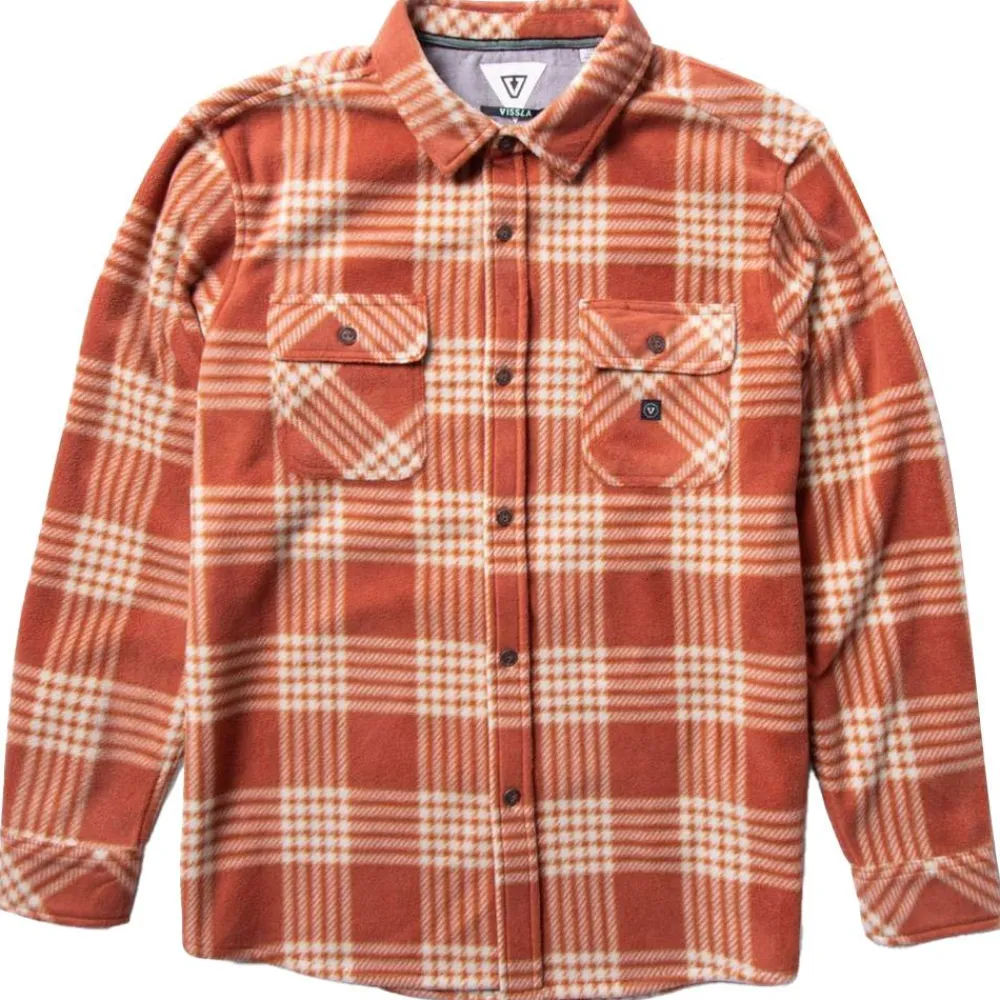 Chemise Eco-Zy Ls Polar Flannel Barn Red Polo - Chemise