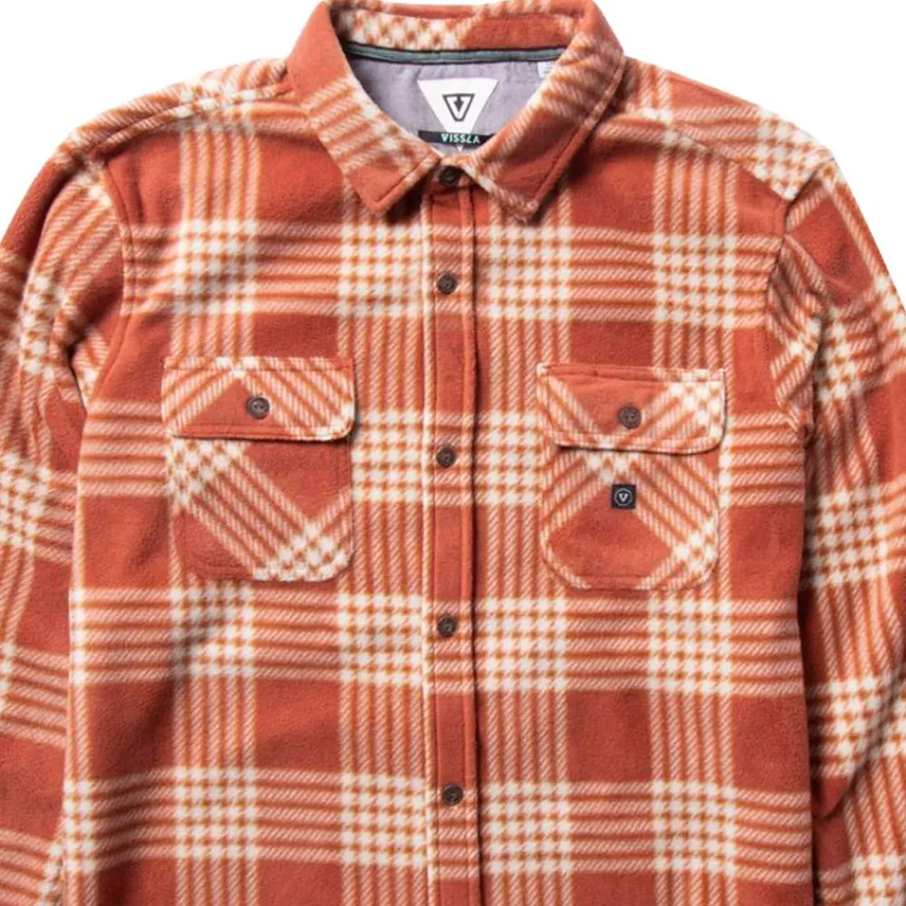 Chemise Eco-Zy Ls Polar Flannel Barn Red Polo - Chemise