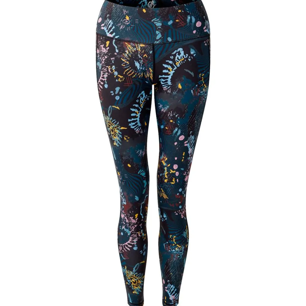 Pantalon Et Collant Running|Vêtements De Trail<DARE2B Collant de trail Influentialiilg Blk/Enrgprnt Black Energetic Print
