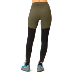 Clearance Collant de trail senja equaliser stretch Tights W's Olive Night - Caviar Vêtements De Trail|Pantalon Et Collant Running