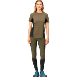 Clearance Collant de trail senja equaliser stretch Tights W's Olive Night - Caviar Vêtements De Trail|Pantalon Et Collant Running