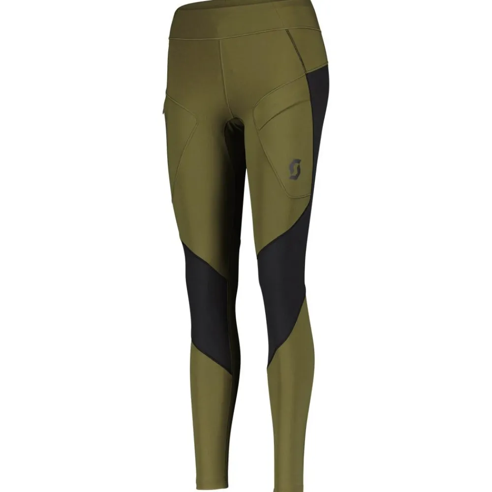 Discount Collant de trail Explorair Full Tight W Fir Green Black Pantalon Et Collant Running|Pantalon Rando